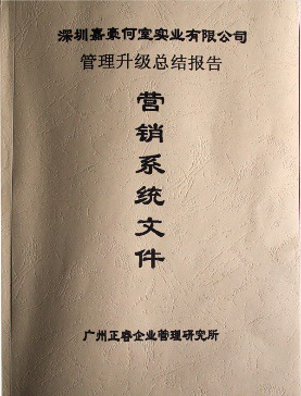 深圳市嘉豪何室實(shí)業(yè)有限公司管理升級總結(jié)報(bào)告