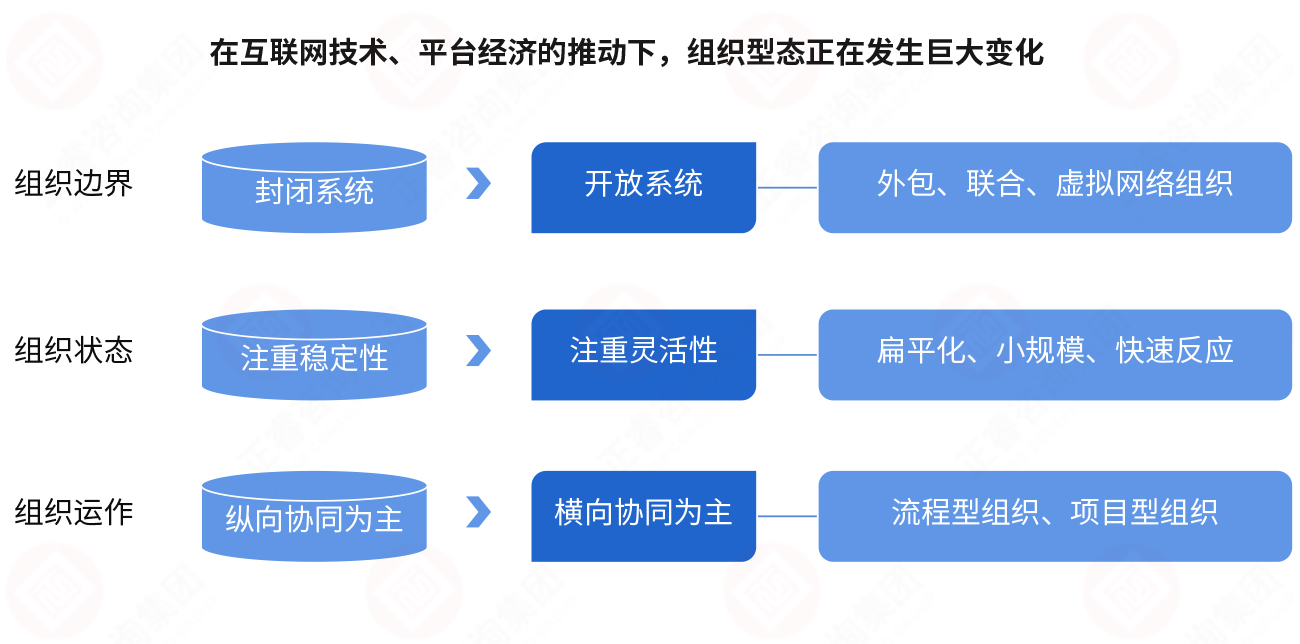 組織型態(tài)演進(jìn)趨勢